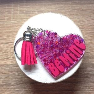 Valentine's resin Keychain!!